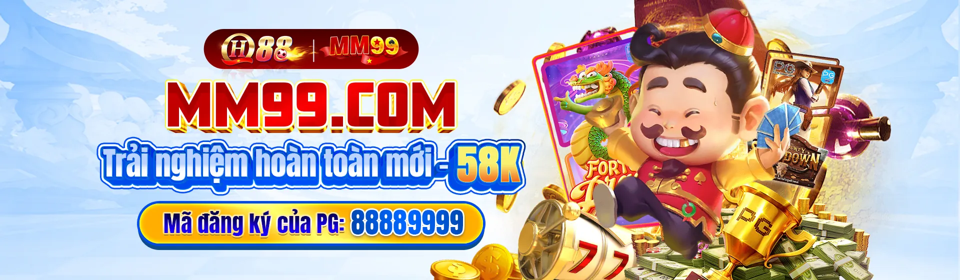 Hình ảnh chính trò chơi slot Bem88 với biểu tượng nổ hũ và tiền vàng